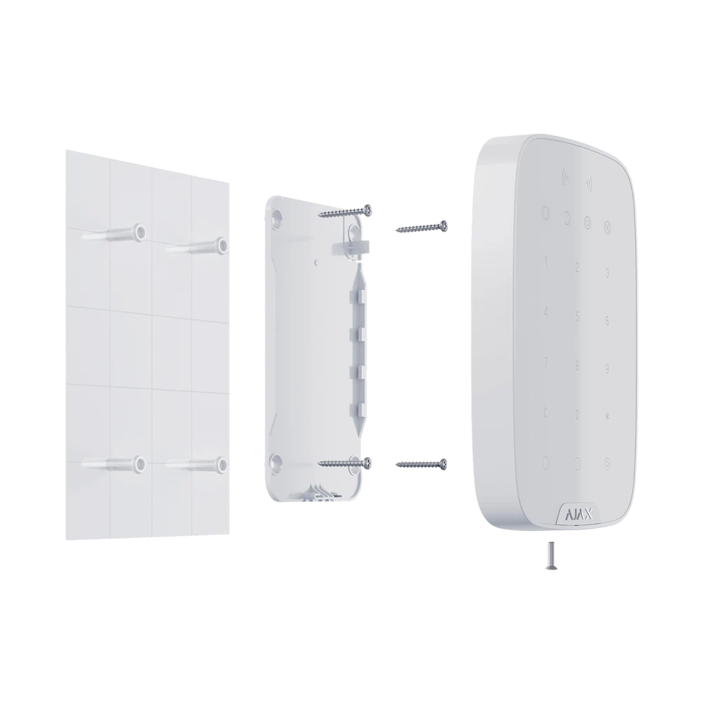 Teclado independiente con lector RFID (blanco)
